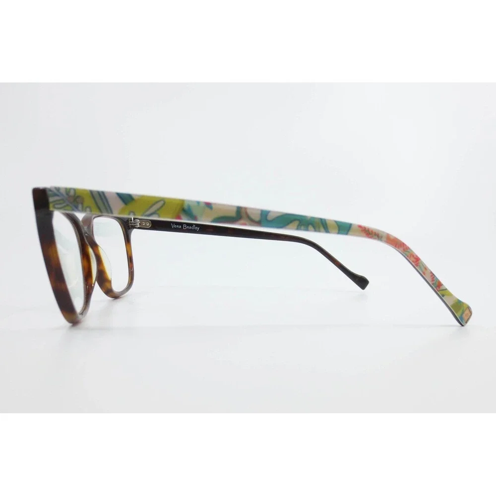 Vera Bradley Joss Eyeglasses Rain Forest Fauna RFF Tortoise Floral Frames